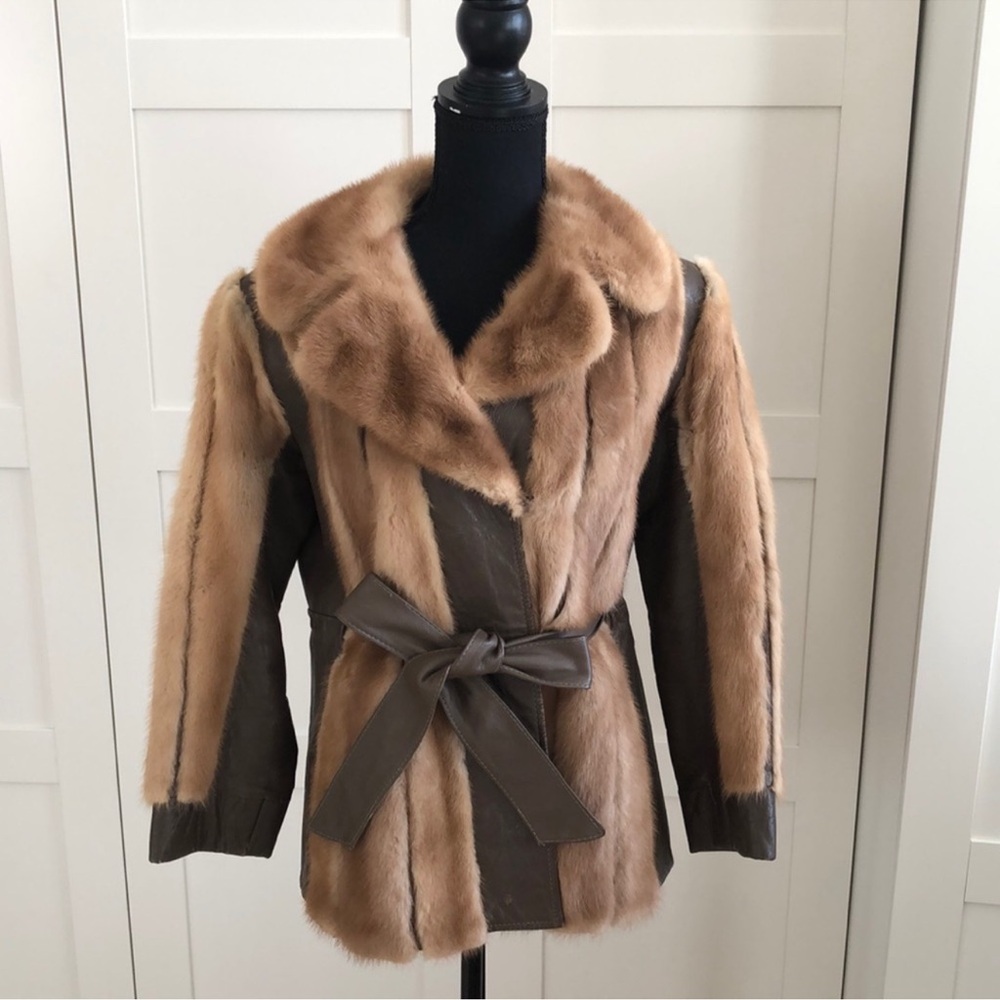 Vintage Mink Leather Jacket